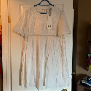 Zara embroidery dress